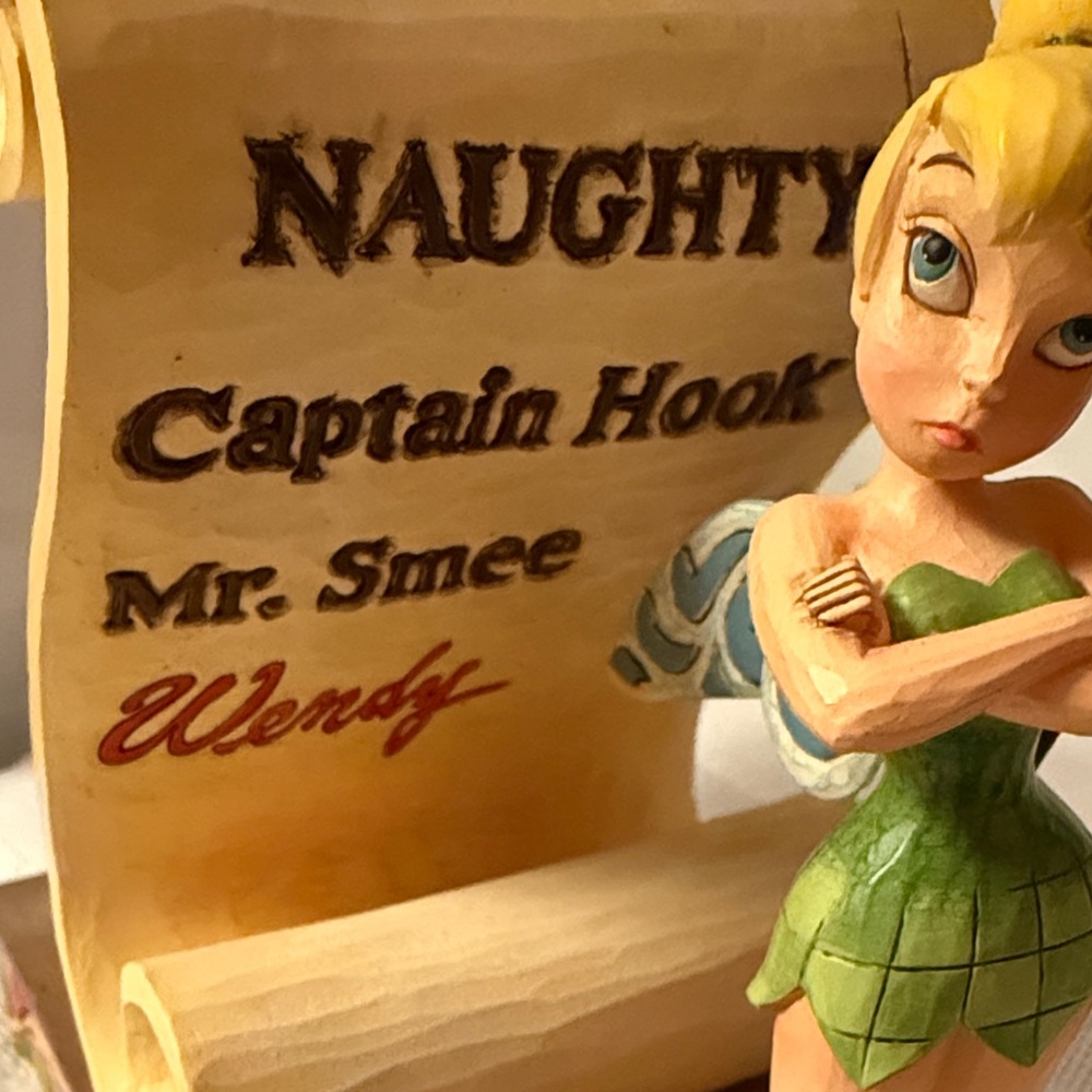 Enesco Tinker Bell Figurine with Green and Blue Accents Jim shore - Picture 2 of 10